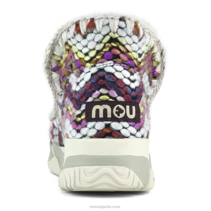 mujer entrenador esquimal de lana Mou NN6RX701 mezcla de lana pastel