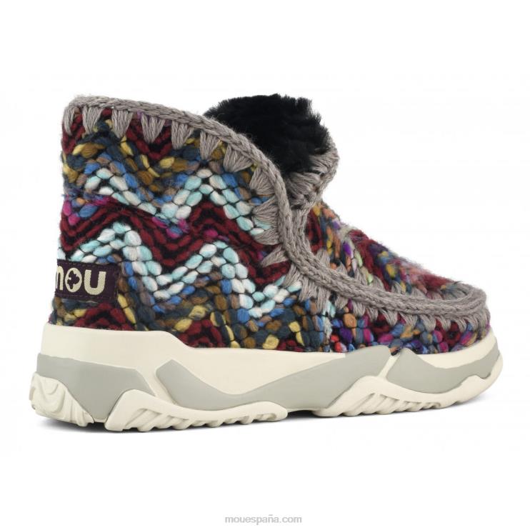 mujer entrenador esquimal de lana Mou NN6RX702 abismo de mezcla de lana