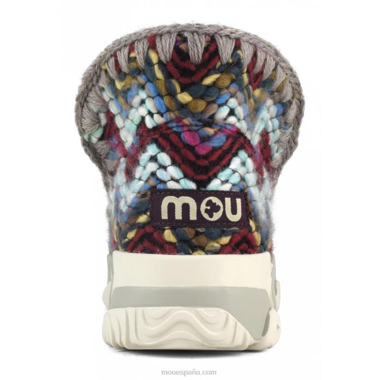 mujer entrenador esquimal de lana Mou NN6RX702 abismo de mezcla de lana