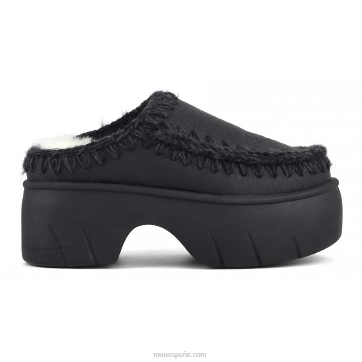 mujer giro de obstrucción esquimal Mou NN6RX524 nubuck negro