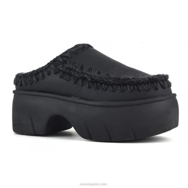 mujer giro de obstrucción esquimal Mou NN6RX524 nubuck negro