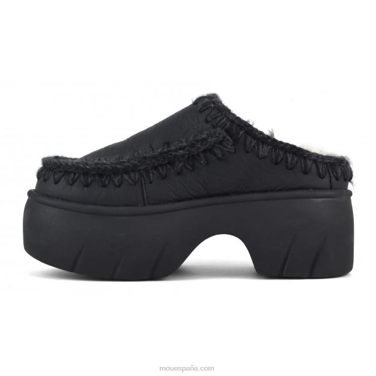 mujer giro de obstrucción esquimal Mou NN6RX524 nubuck negro