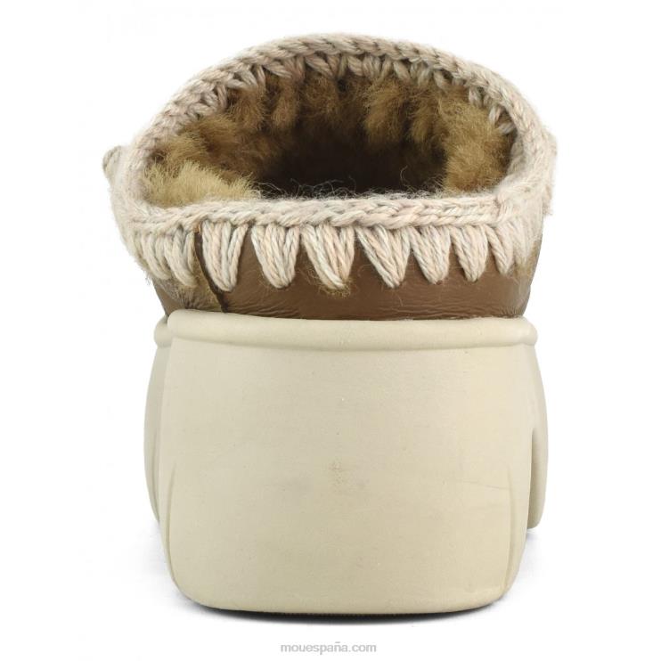 mujer giro de obstrucción esquimal Mou NN6RX526 nubuck coñac