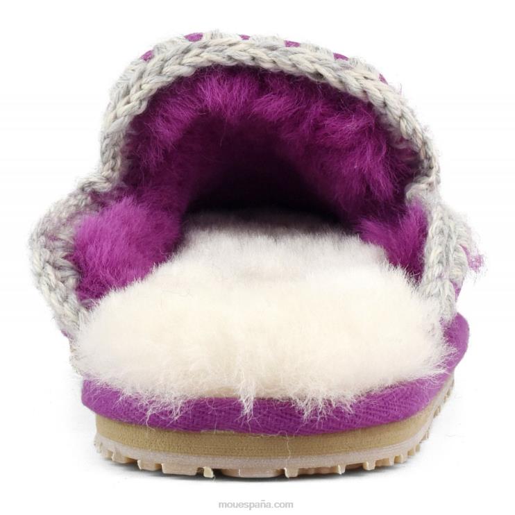 mujer Zapatilla ante punto esquimal Mou NN6RX439 ciclamina
