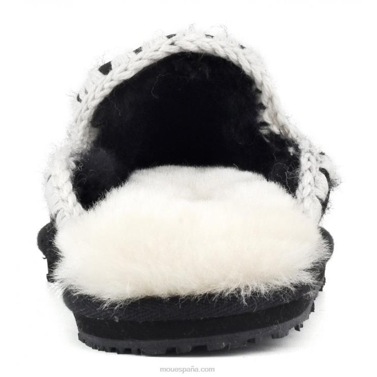 mujer Zapatilla ante punto esquimal Mou NN6RX440 ante negro