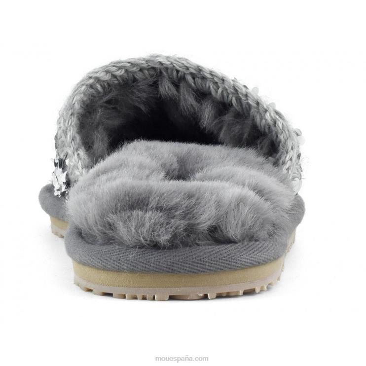 mujer deslizador de lentejuelas Mou NN6RX502 lentejuelas de acero