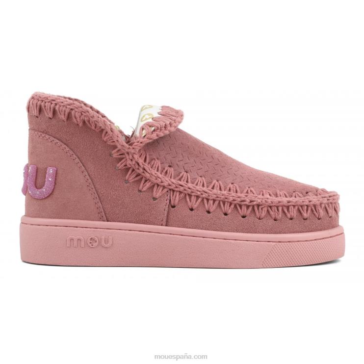 mujer logotipo de brillo monocromático de zapatillas Mou NN6RX30 peonía