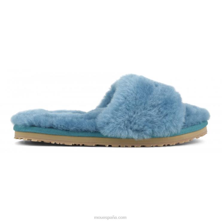 mujer pantuflas con pelo de oveja Mou NN6RX496 golfo de vizcaya