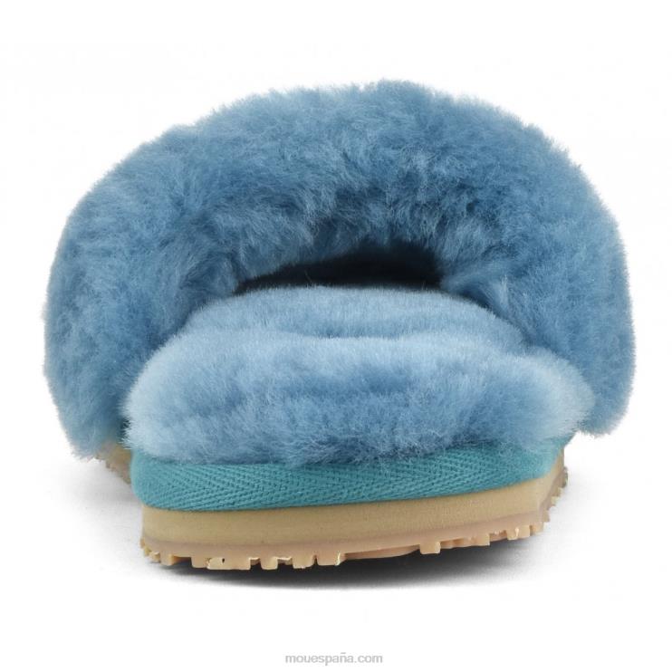 mujer pantuflas con pelo de oveja Mou NN6RX496 golfo de vizcaya
