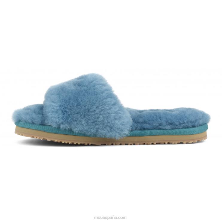 mujer pantuflas con pelo de oveja Mou NN6RX496 golfo de vizcaya