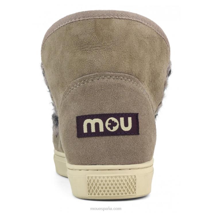 mujer sobrecostura de zapatillas esquimales Mou NN6RX590 elefante gris