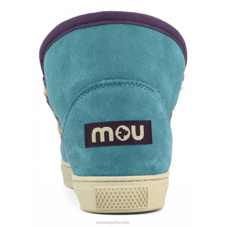 mujer sobrecostura de zapatillas esquimales Mou NN6RX593 golfo de vizcaya