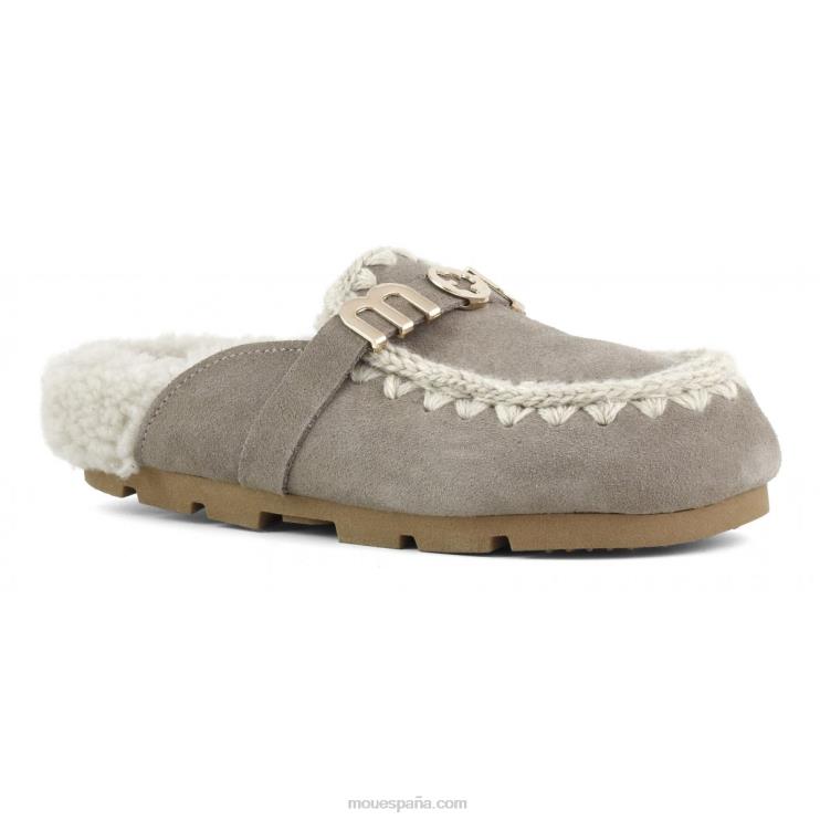 mujer tobogán biológico de invierno Mou NN6RX414 elefante gris