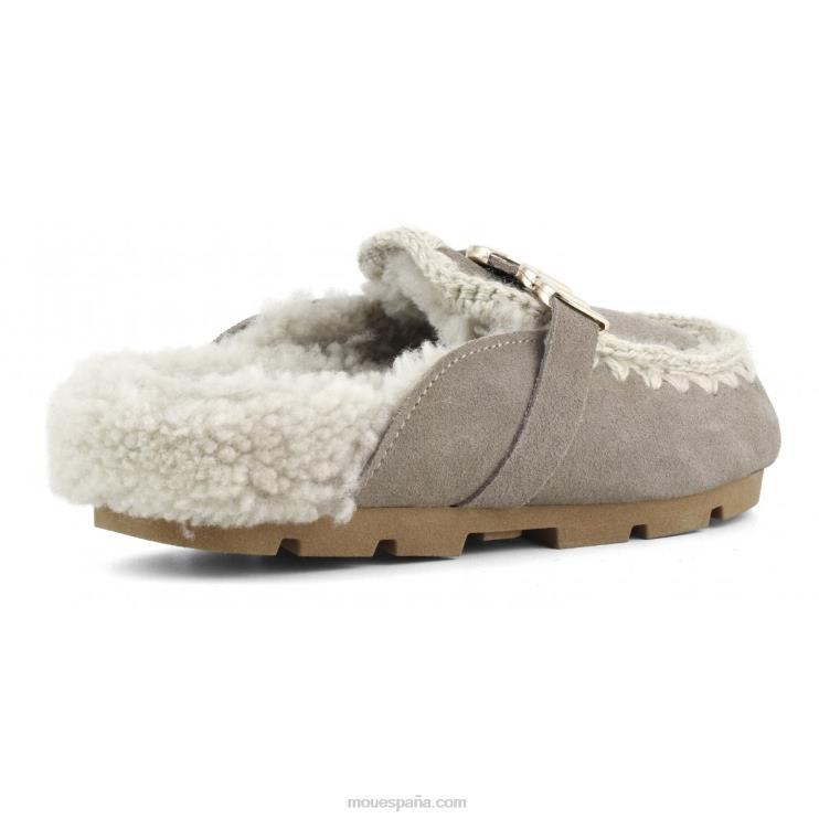 mujer tobogán biológico de invierno Mou NN6RX414 elefante gris