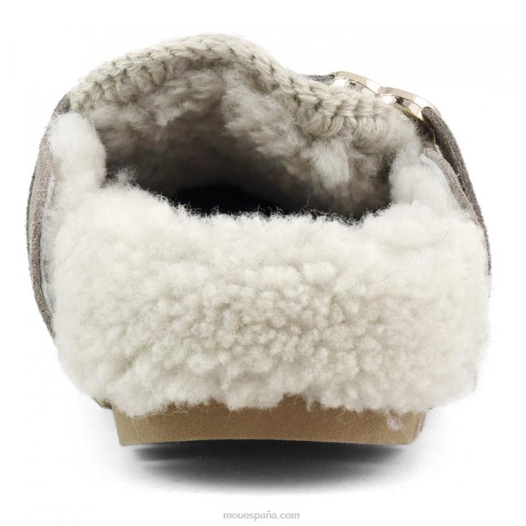 mujer tobogán biológico de invierno Mou NN6RX414 elefante gris