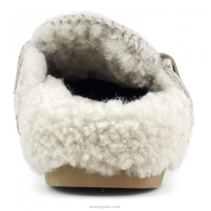 mujer tobogán biológico de invierno Mou NN6RX421 blanco ceroso