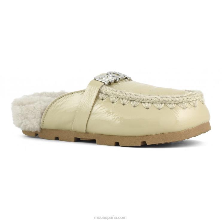 mujer tobogán biológico de invierno Mou NN6RX424 arena de charol