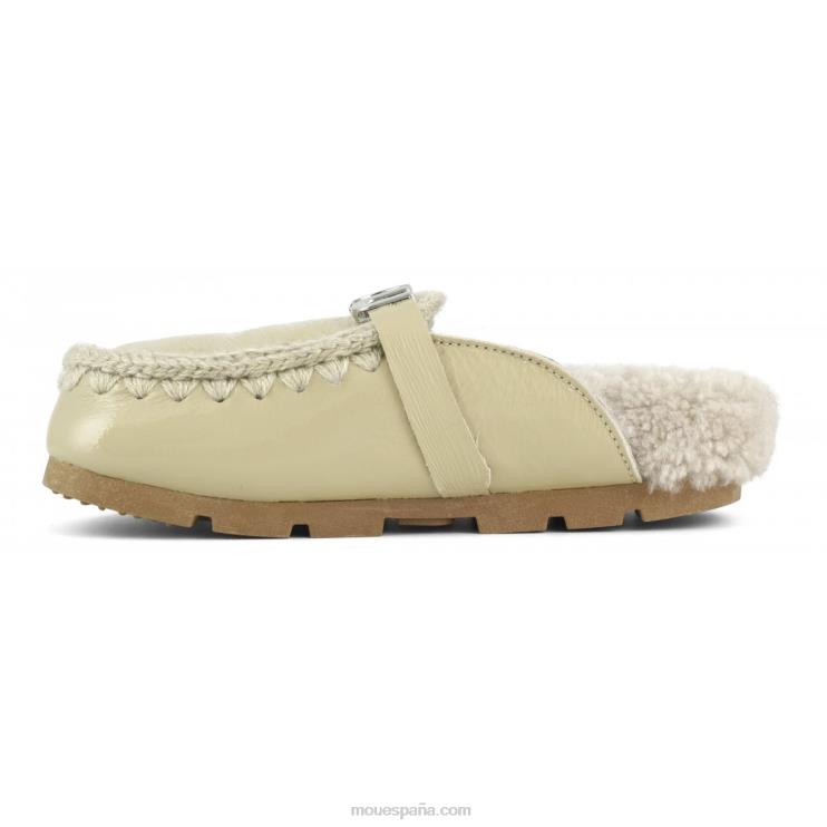 mujer tobogán biológico de invierno Mou NN6RX424 arena de charol