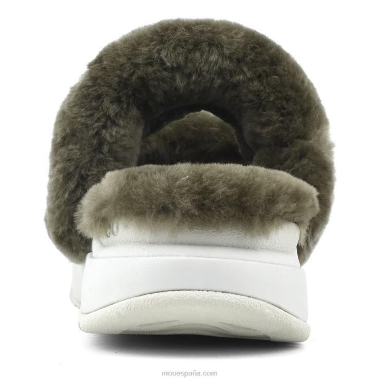 mujer zapatilla de jogging Mou NN6RX503 milicia