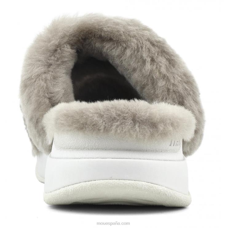 mujer zapatilla de jogging Mou NN6RX504 elefante gris