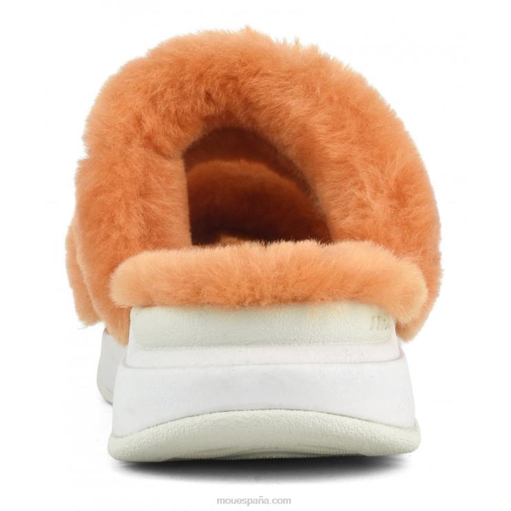 mujer zapatilla de jogging Mou NN6RX507 albaricoque naranja