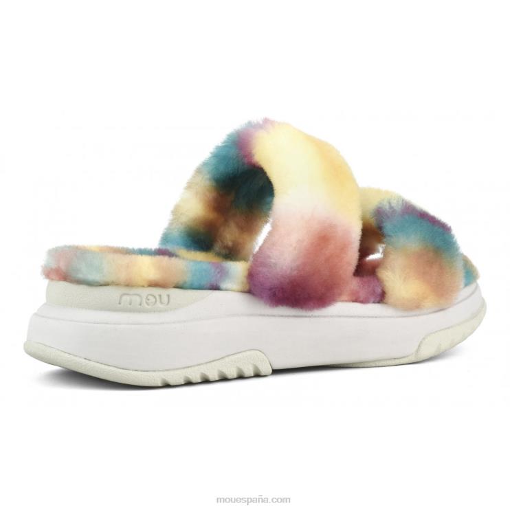 mujer zapatilla de jogging Mou NN6RX508 mezclar verde