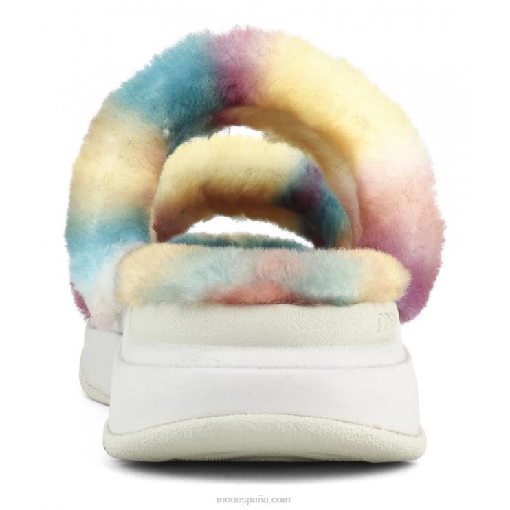 mujer zapatilla de jogging Mou NN6RX508 mezclar verde