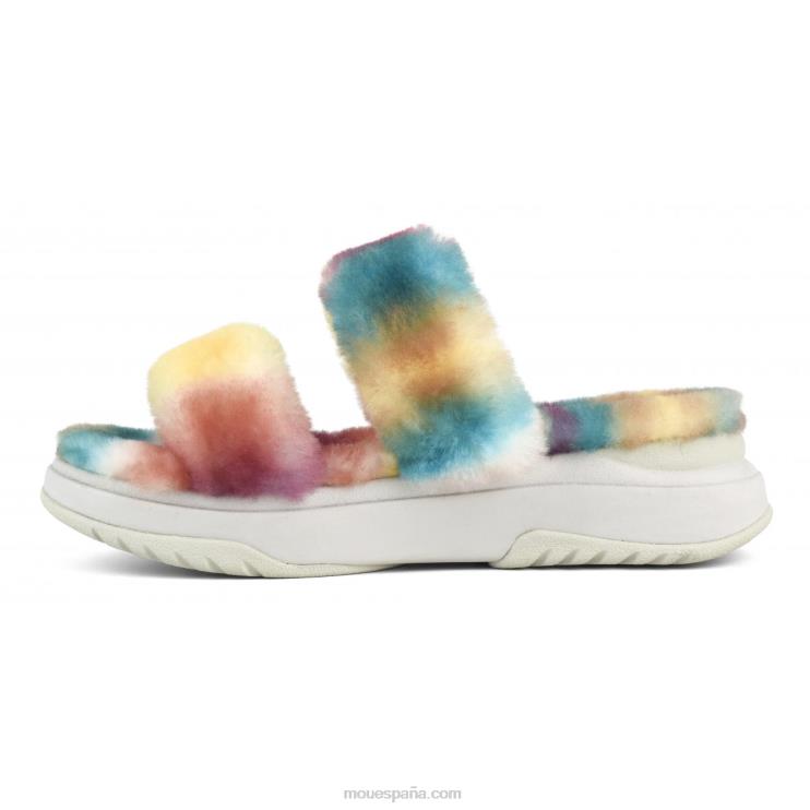 mujer zapatilla de jogging Mou NN6RX508 mezclar verde