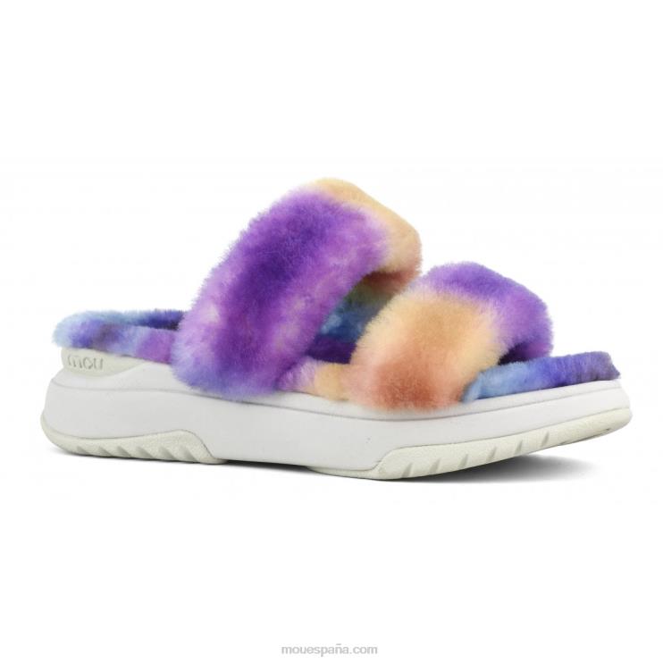 mujer zapatilla de jogging Mou NN6RX509 mezclar morado