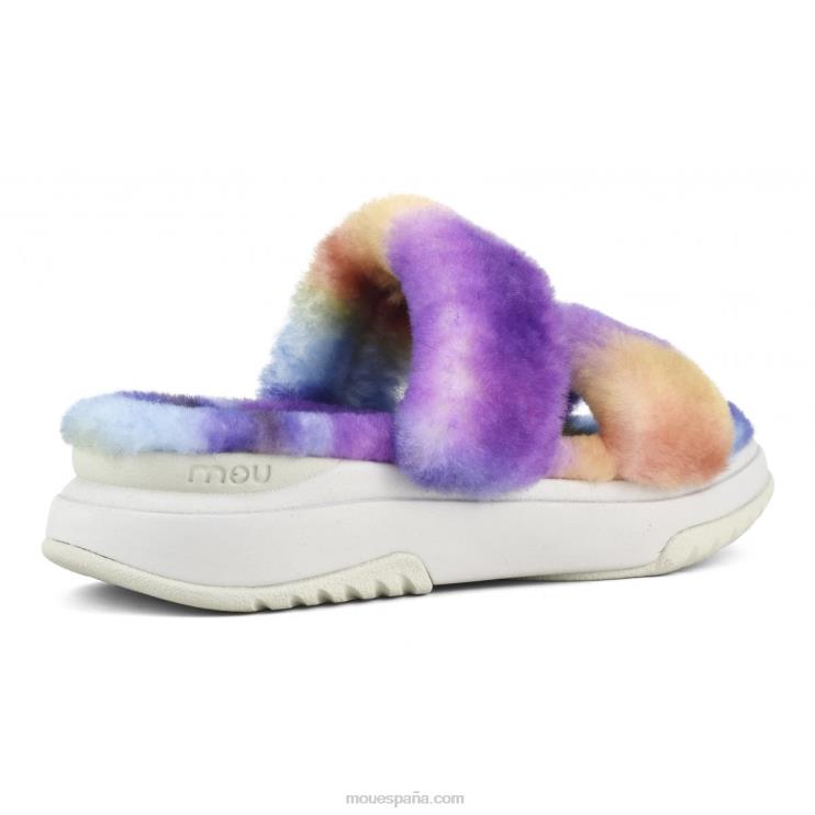 mujer zapatilla de jogging Mou NN6RX509 mezclar morado