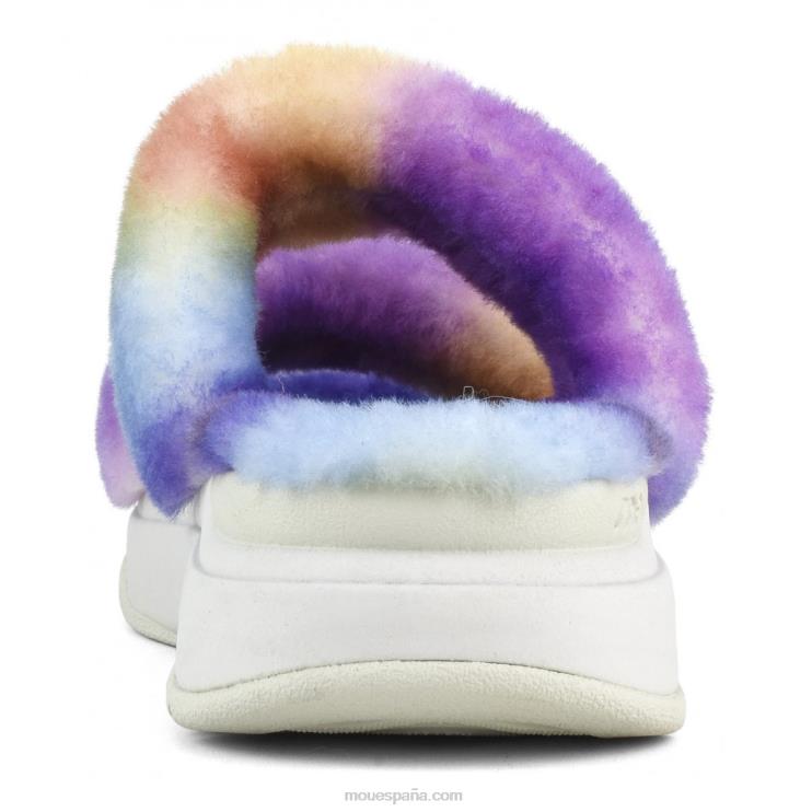 mujer zapatilla de jogging Mou NN6RX509 mezclar morado