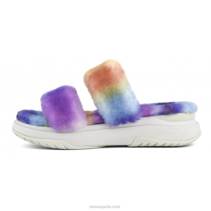 mujer zapatilla de jogging Mou NN6RX509 mezclar morado