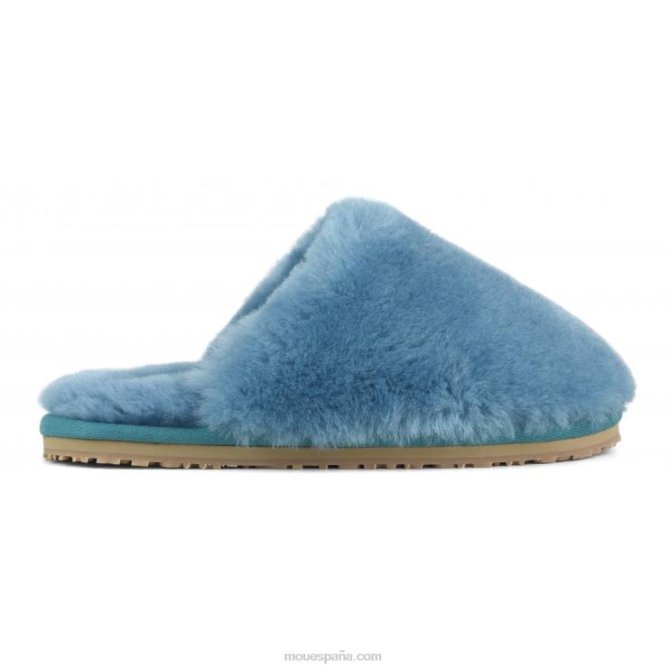 mujer zapatilla de piel de oveja con puntera cerrada Mou NN6RX469 golfo de vizcaya