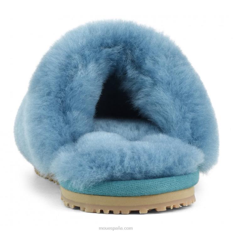 mujer zapatilla de piel de oveja con puntera cerrada Mou NN6RX469 golfo de vizcaya