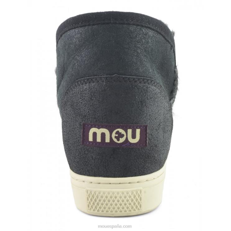 mujer zapatilla esquimal 630 Mou NN6RX633 agrietado negro/gris
