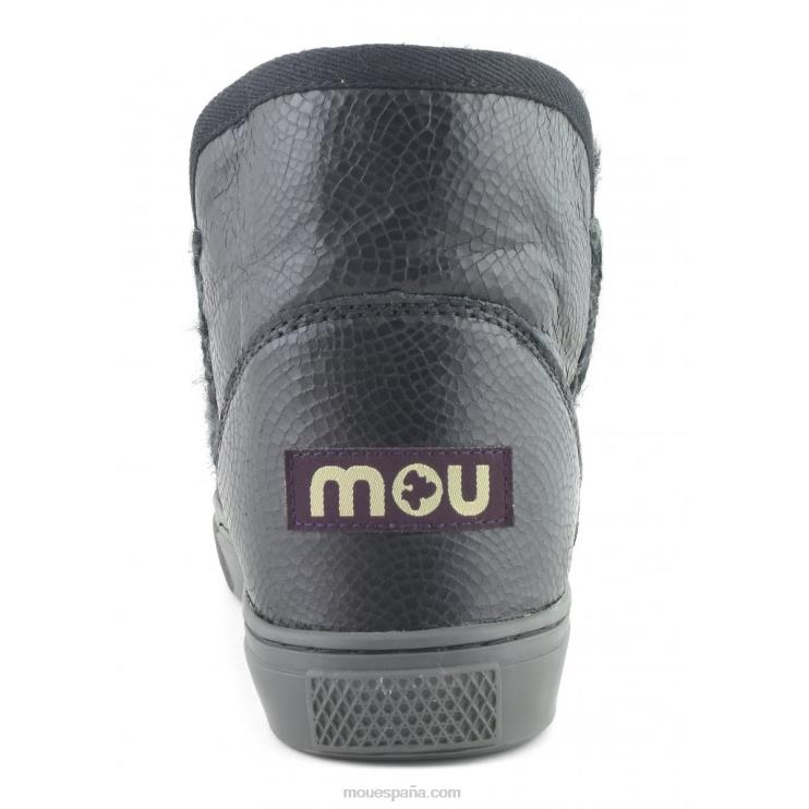 mujer zapatilla esquimal 630 Mou NN6RX637 espiral en relieve negro