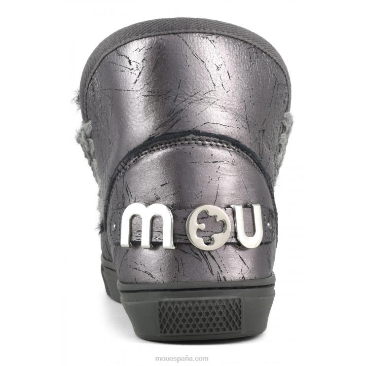 mujer zapatilla esquimal gran logo metalizado Mou NN6RX646 dmgun