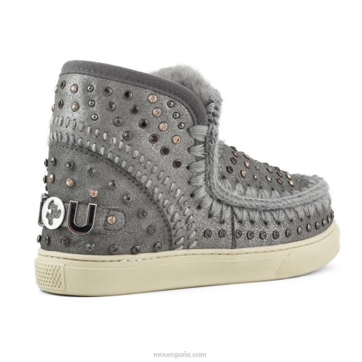 mujer zapatilla esquimal tachuelas y punto Mou NN6RX680 polvo de hierro