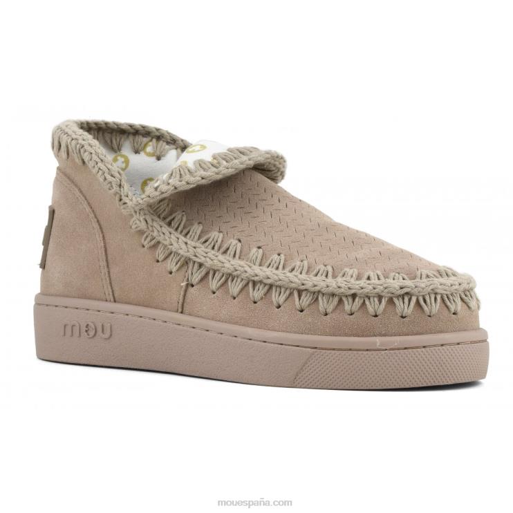 mujer zapatilla monocromática Mou NN6RX39 arena rosa (fundente)