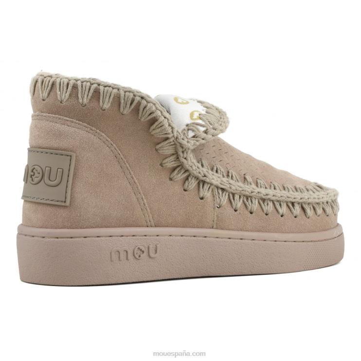 mujer zapatilla monocromática Mou NN6RX39 arena rosa (fundente)