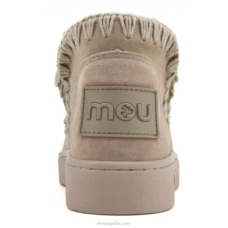 mujer zapatilla monocromática Mou NN6RX39 arena rosa (fundente)