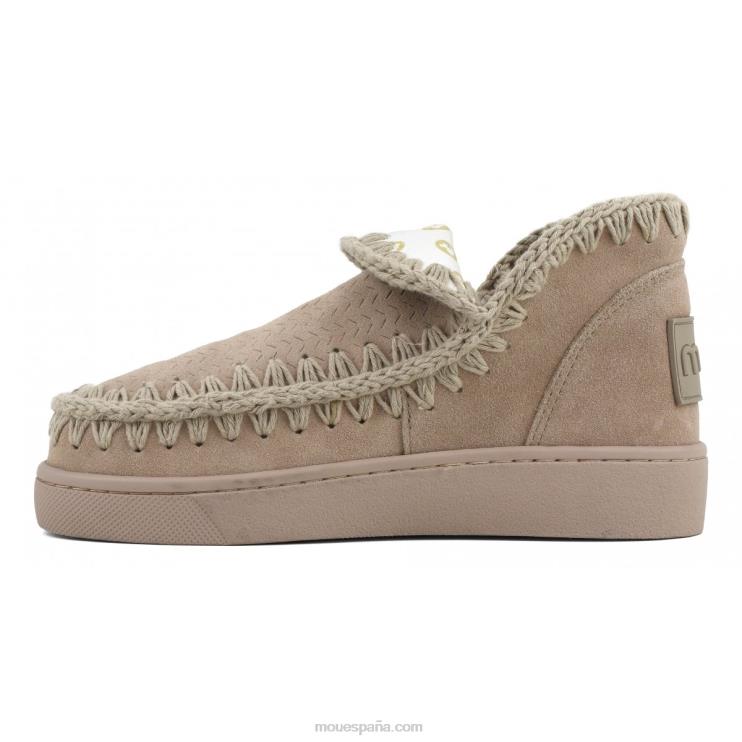 mujer zapatilla monocromática Mou NN6RX39 arena rosa (fundente)