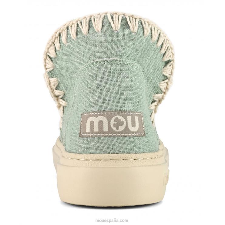 mujer cáñamo con brillo audaz Mou NN6RX87 mezcla verde