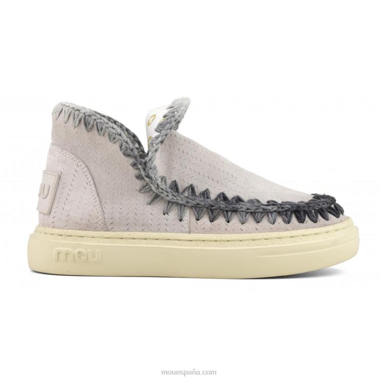 mujer costuras degradadas de zapatillas llamativas Mou NN6RX90 tiza