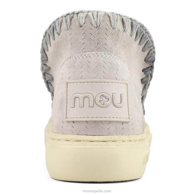 mujer costuras degradadas de zapatillas llamativas Mou NN6RX90 tiza