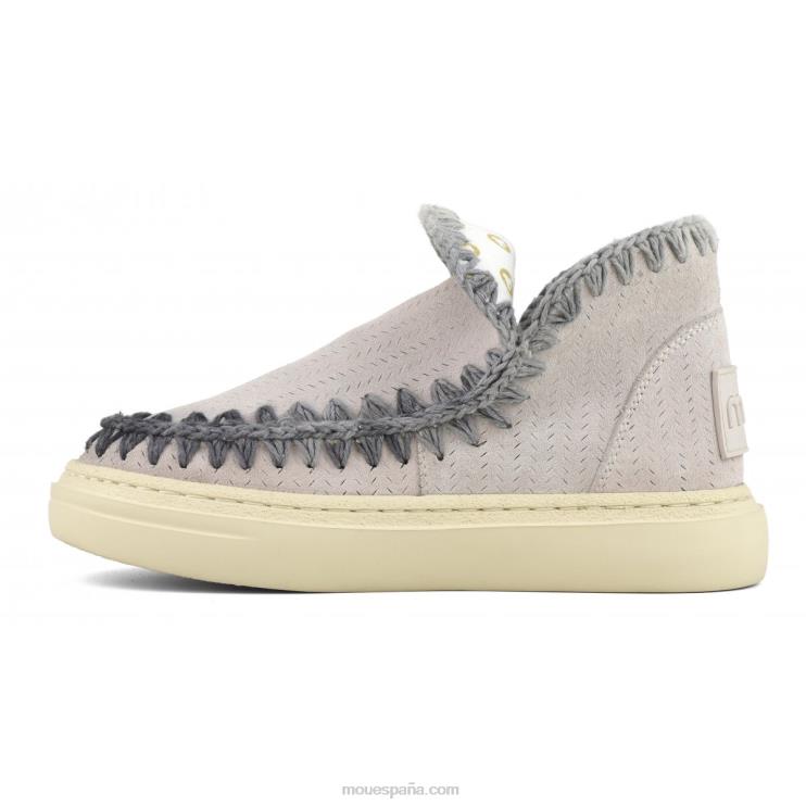 mujer costuras degradadas de zapatillas llamativas Mou NN6RX90 tiza