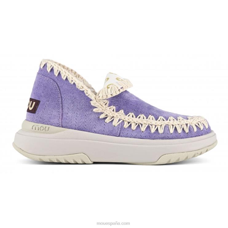 mujer jogger de gamuza Mou NN6RX104 glicina