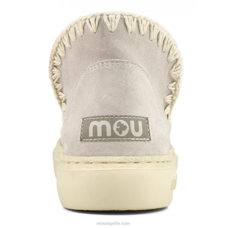 mujer parte superior de ganchillo audaz Mou NN6RX77 tiza