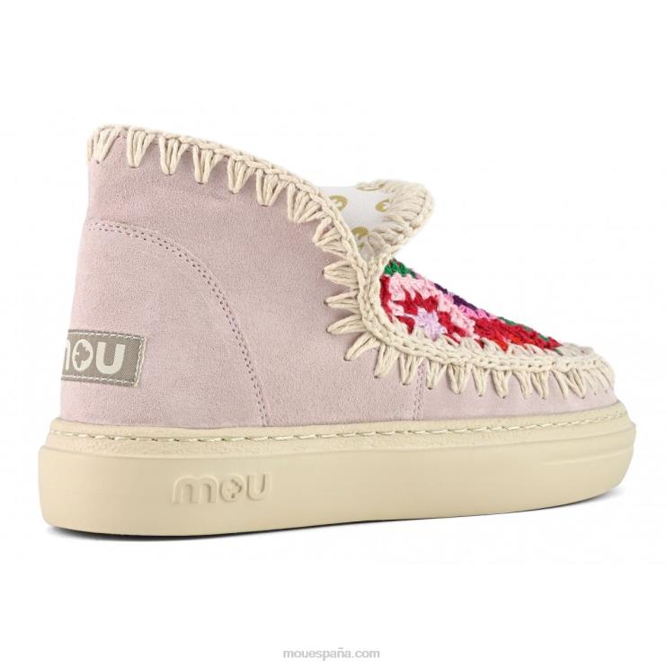 mujer parte superior de ganchillo audaz Mou NN6RX79 polvo