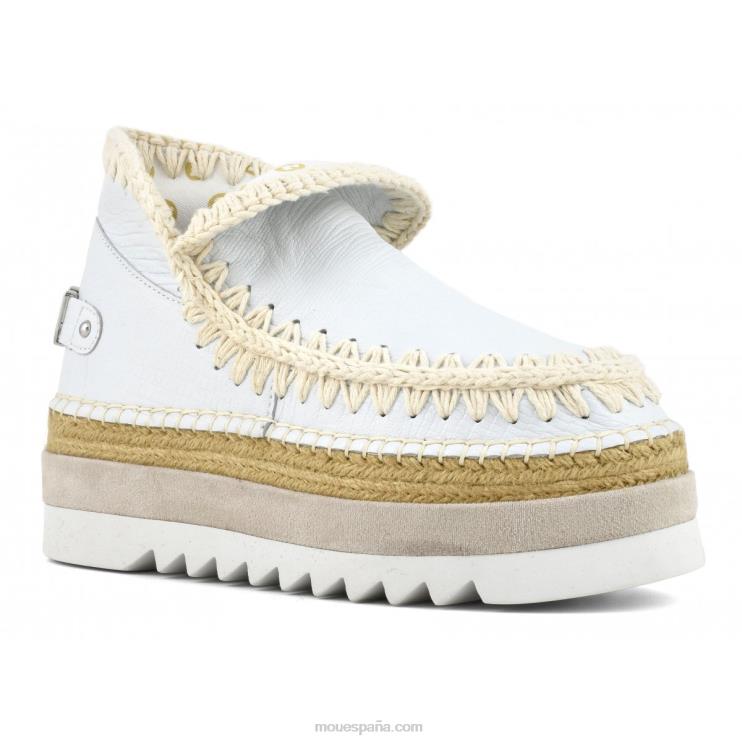 mujer cuero especial esquimal yute Mou NN6RX213 lagarto blanco